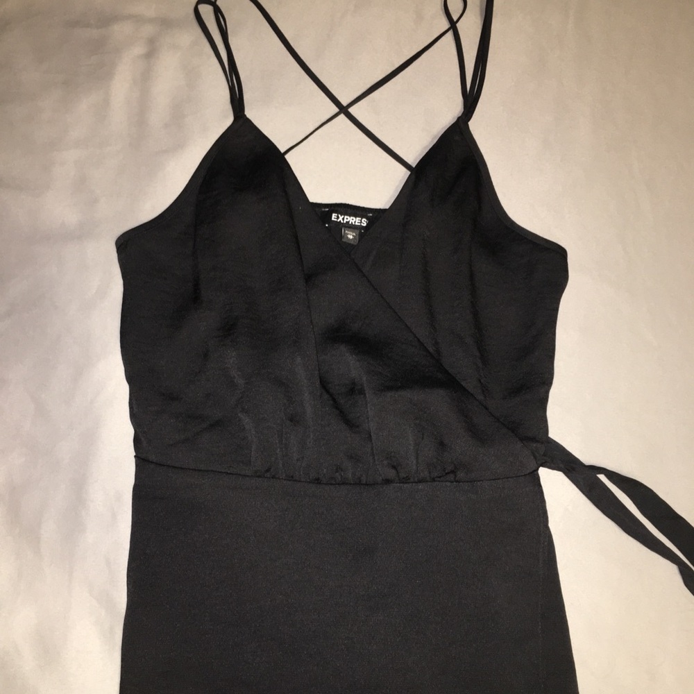 Black express tank top